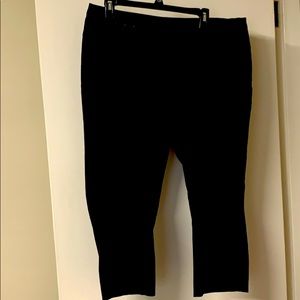 Woman’s Capri Dress Black Pants.